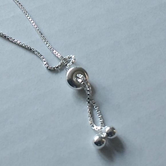 Sterling silver adjustable bracelet - Picture 3 of 3